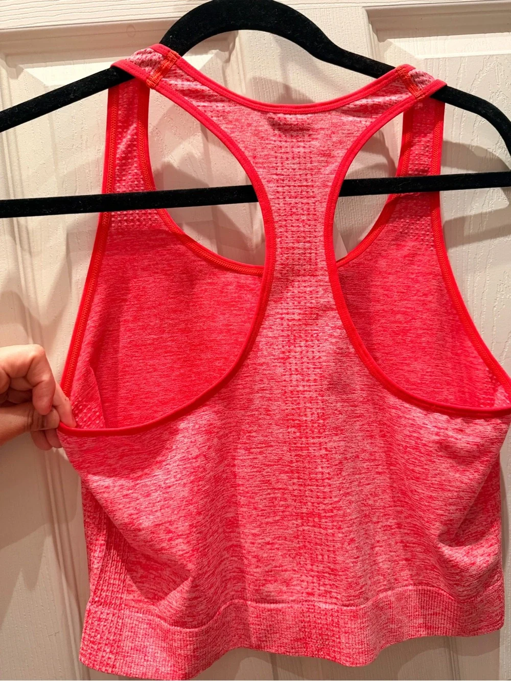 PINK Victoria's Secret Neon Pink Seamless Racerback top X-LARGE